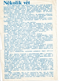 Naskenovaný dokument Několik vět