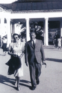 Jan and Jan Brummel after the war, Mariánské Lázně
