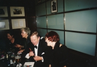 Lidmila Lamačová s Václavem Havlem, kolem roku 2000