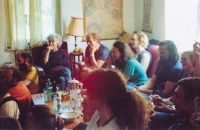 Na Hrádečku, Jan Patočka ml. třetí zleva, první polovina 90. let