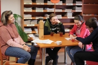 Natáčení s paní Reiterovou