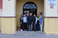 Josef Kulman s týmem žáků (Lucie Růžičková, Martin Pokorný, Kristýna Petrášová, Amálie Boháčová a Lukáš Kauler)
