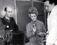 During live broadcast from a diving chamber in hospital in Ostrava, 1960s