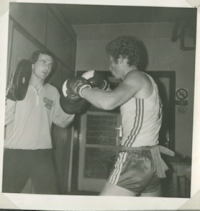 Tibor Puha on a training