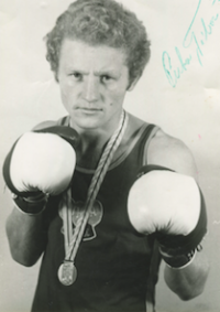 Tibor Puha at the time when he was boxing.