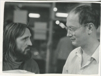 Otis Laubert (left) and Etienne Cornevin, Brno, 80s