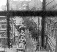 Military vehicles in Trenčín, August 21, 1968