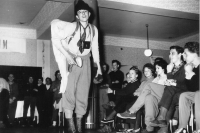 Gymnaziální lyžařský zájezd na Martinské hole, rok 1959