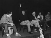 Listopad 89 – zleva Standa Devátý a Pavel Landovský