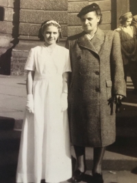 S tetou při biřmování 