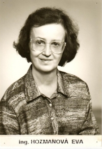 Eva Hozmanová in the 1970s - 1980s.