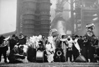 Děda Mráz na koksovně / 50. léta