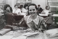 Božena Mannová na vysoké škole 