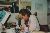 Při práci v kanceláři 