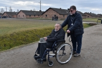 Vladimír Munk po 75 letech v táboře Auschwitz-Birkenau