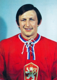 Vladimír Martinec na vrcholu své hokejové kariéry v roce 1976, kdy se stal nejlepším útočníkem mistrovství světa v Katovicích