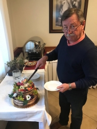 Vladimír Martinec v roce 2019 při oslavě svých 70. narozenin