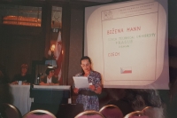 Při obhajobě titulu Žena činu