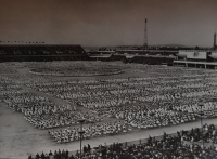 V roce 1960 se Jaroslava Jesenská účastnila spartakiády