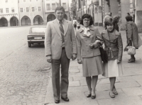 Emma, Karel a Gabriele Marxovi v Českých Budějovicích, 1980