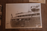The ocean liner that Tománeks travelled on