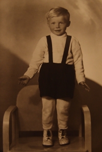 Brother Zdeněk as a child