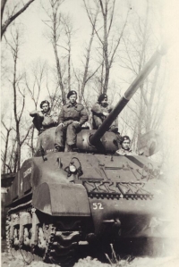 Antonín Daněk u italských partyzánů, 1944