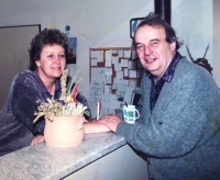 Manželé Fialovi v roce 1990