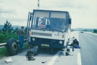 Zájezdy CK Turistika a Hory autobusem Karosa, počátek 90. let