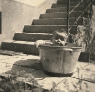 Lechova ulice, patrně na konci války