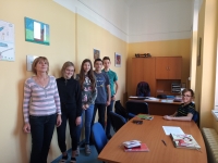 Pupils of the 3rd Poděbradovy Elementary School in Jičín during a video workshop