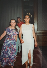 S Christinou Preston (po obdržení ocenění Žena činu)