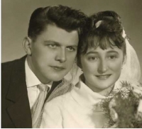 Svatební fotografie Jiřího a Marie Hatinových