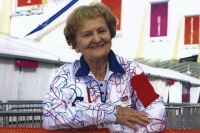 Věra Růžičková jako čestný host na olympiádě 2012 v Londýně