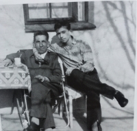 With uncle Zigo in 1959