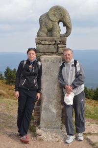 For his 80th birthday he gave himself the ascent to Králický Sněžník from Dolní Morava, 2016