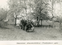 Každoroční setkání v Němčicích u Pardubic, kde byli na konci války popraveni místní občané