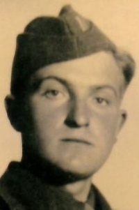 Josef Michalička coby voják, 1944