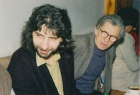 Břetislav Rychlík a režisér František Čech (manžel Brigity Hertlové)