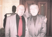 With Josef Somr, memory of New Years, Zlatá štika Pardubice, circa 2010