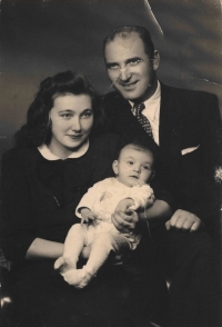 S manželem a dcerou