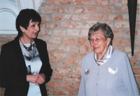 Oslava 90. narozenin s dcerou