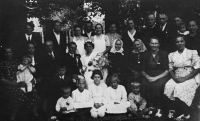 Svatba rodičů Marie Vaškové Jana a Otýlie Eichlerových, 1940
