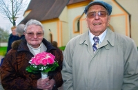 A diamond wedding anniversary of Václav Šulista with his wife Božena (2017)
