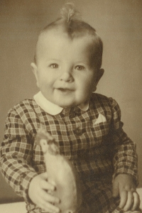 Hugo Macek ve věku asi dvou let