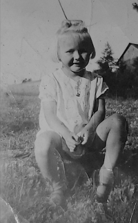 Ladislava Klásková jako dítě