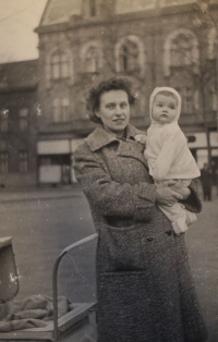 Mrs. Potomáková with her daughter