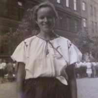 Danuše Soumarová na Sokolském sletu v roce 1938