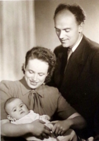 S manželem a dcerou