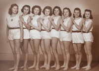 Zdislava jako členka Sokola (1947)